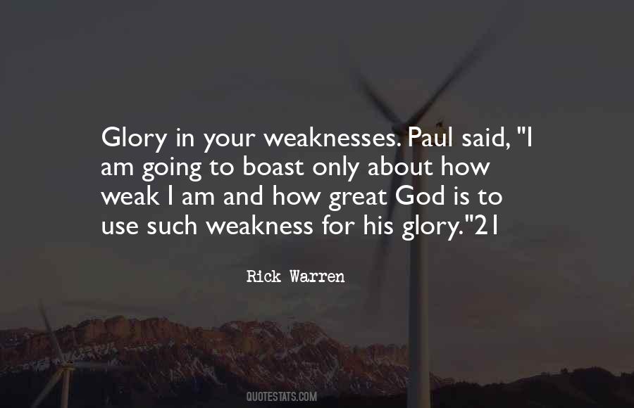 Your Weaknesses Quotes #1209458