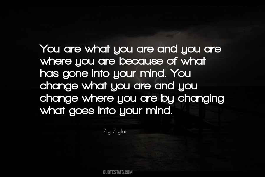 Change Of Mind Quotes #30486