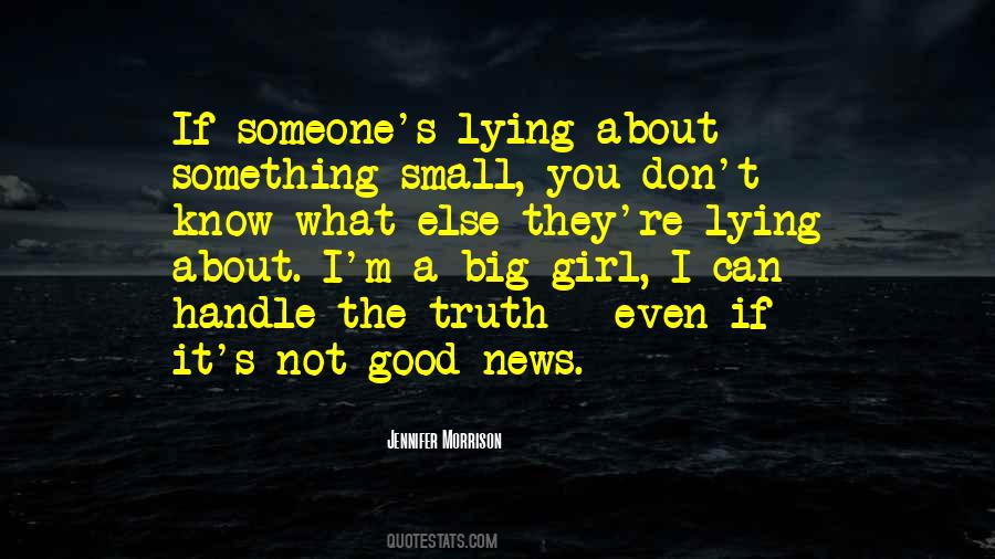 Quotes About A Girl Lying To You #706180