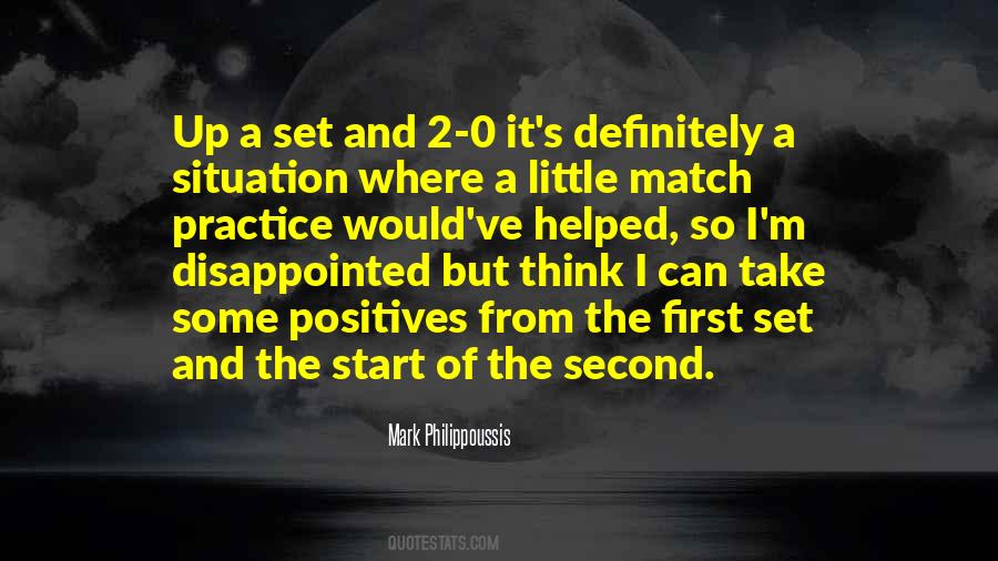 Quotes About First And Second #16012