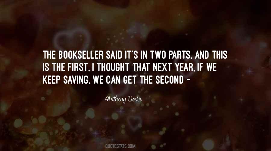 Quotes About First And Second #28949