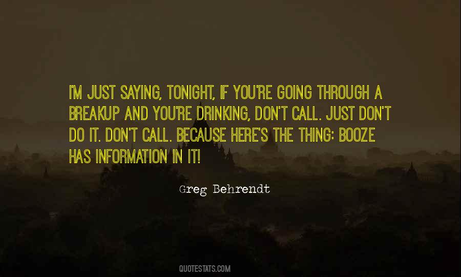 Quotes About Booze #412189