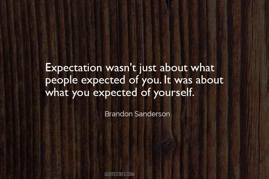 Quotes About Expected #1710473