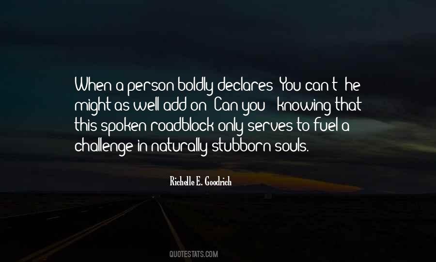 Quotes About Stubborn Person #1596877