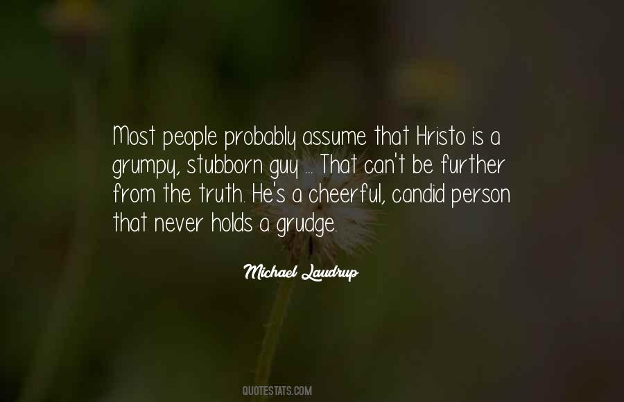 Quotes About Stubborn Person #1608851