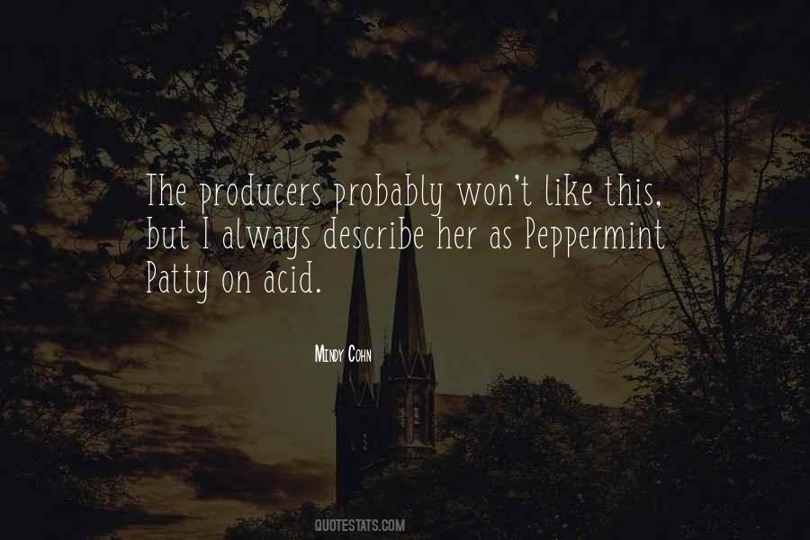 Quotes About Peppermint #1170068