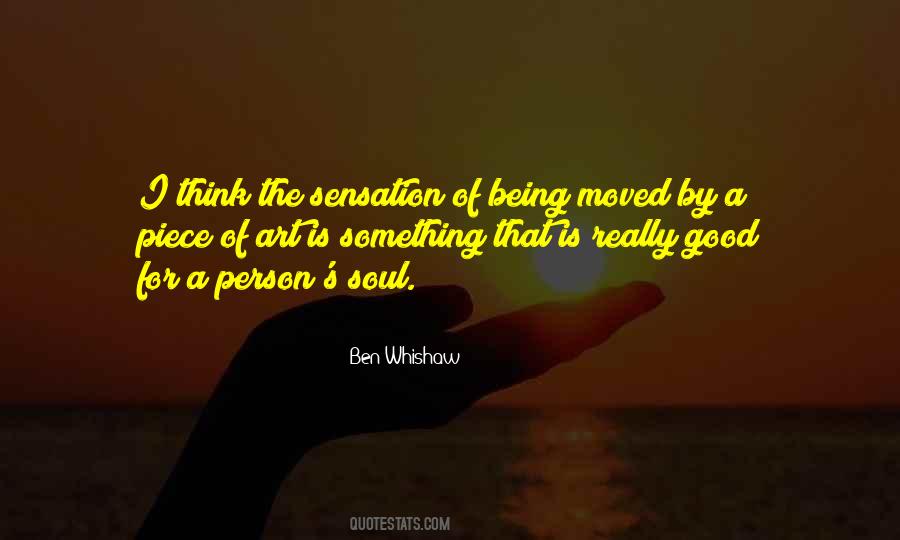 Quotes About Sensation #1338289