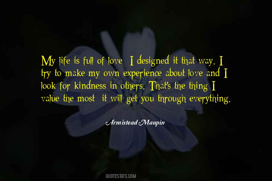 Quotes About Life Full Of Love #1075032