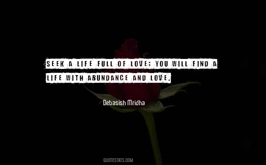 Quotes About Life Full Of Love #871167
