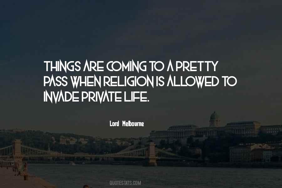 Private Things Quotes #1061620