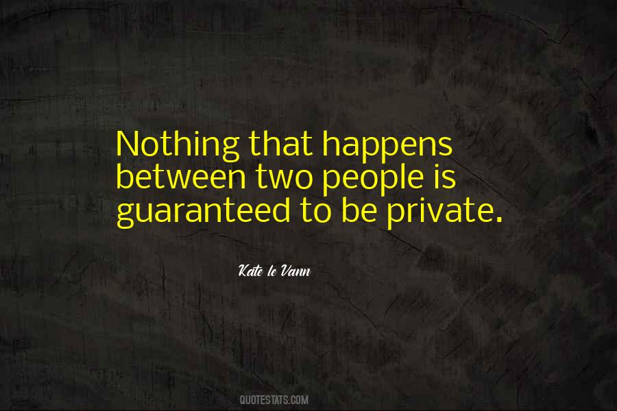 Private Things Quotes #336415