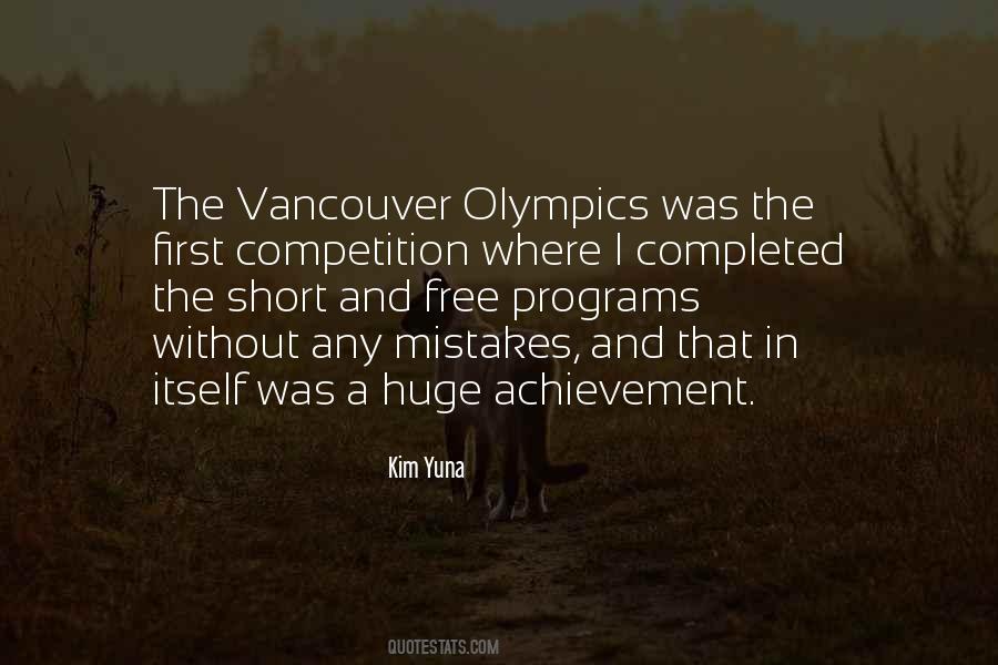 Quotes About The Vancouver Olympics #93350