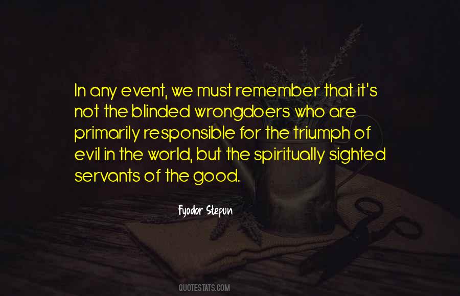 Quotes About Good And Evil Nature #177244