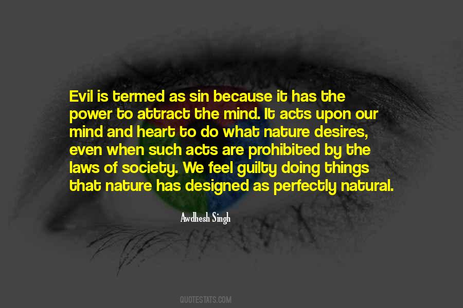 Quotes About Good And Evil Nature #231980