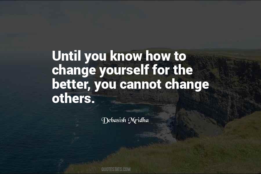 Change Others Quotes #934385