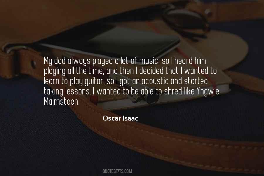 Quotes About Playing Acoustic Guitar #653954