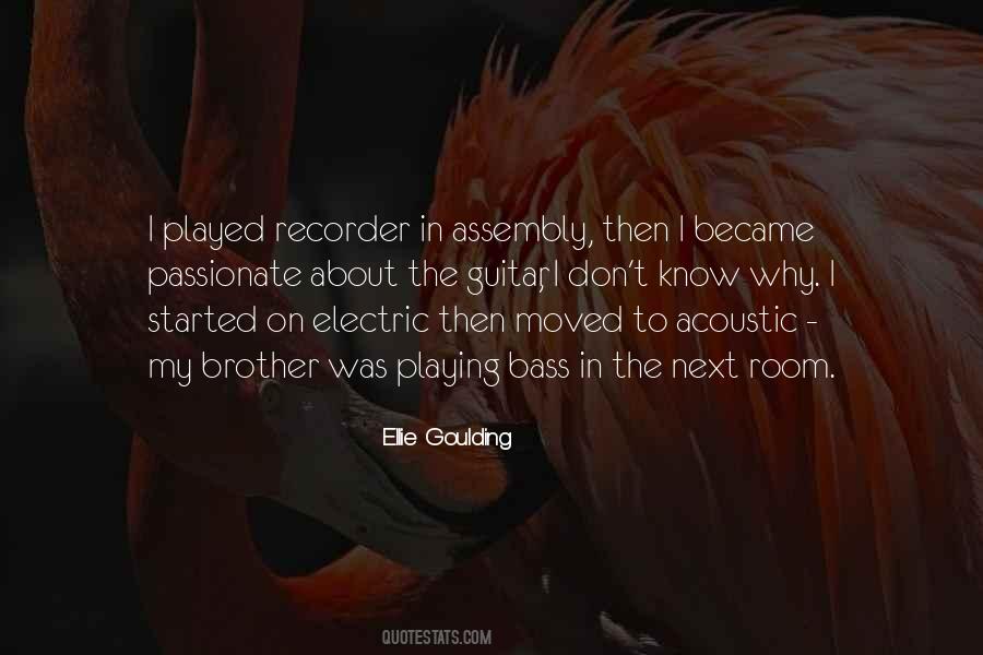 Quotes About Playing Acoustic Guitar #901458