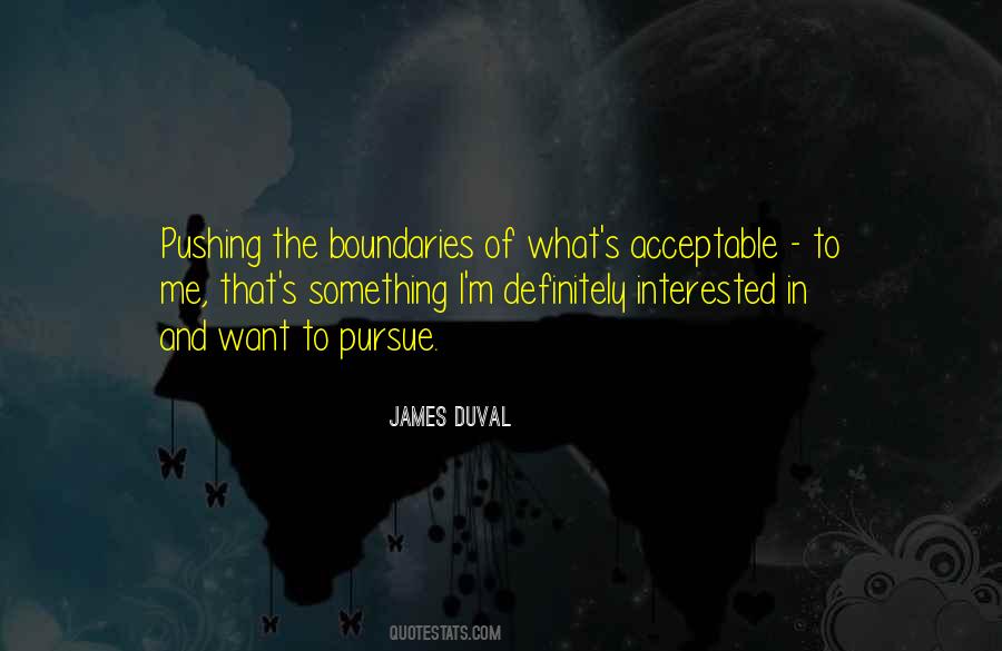 Quotes About Pushing Boundaries #616175