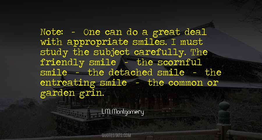 Quotes About Friendly Smiles #929212