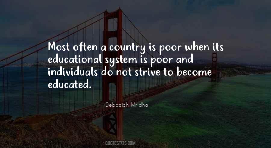 Why Is A Country Poor Quotes #212362