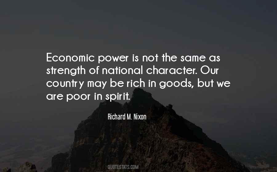 Why Is A Country Poor Quotes #96502