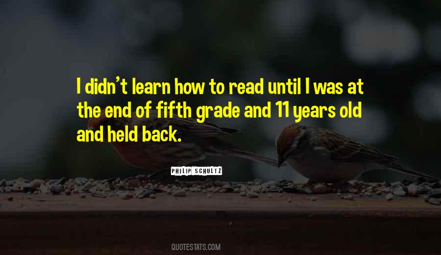 Quotes About Fifth Grade #498113