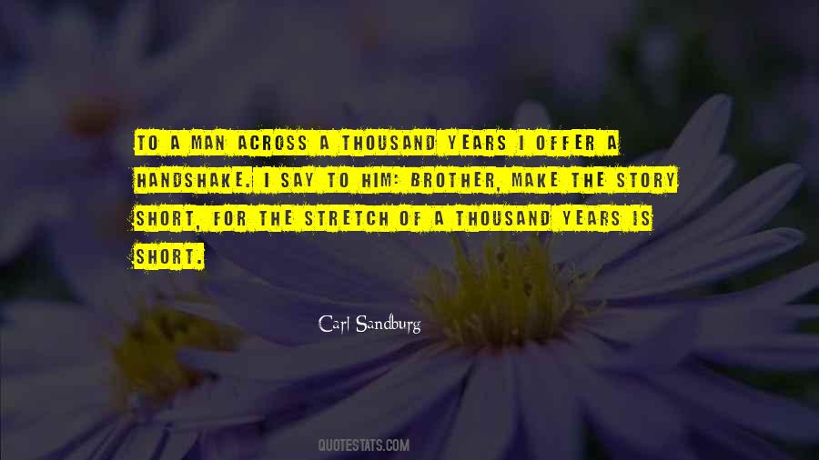 Quotes About Thousand Years #1221353