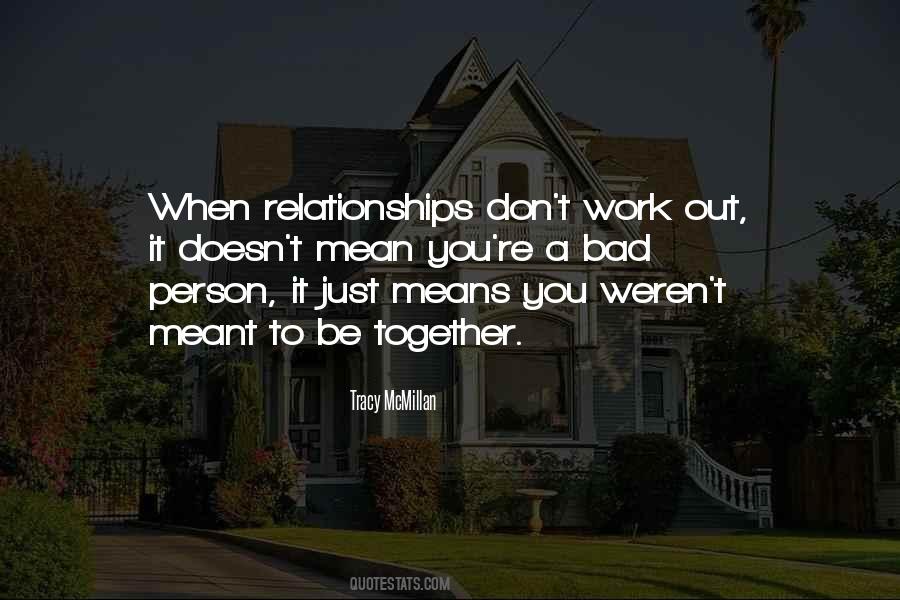 Quotes About Relationships That Don't Work #896967