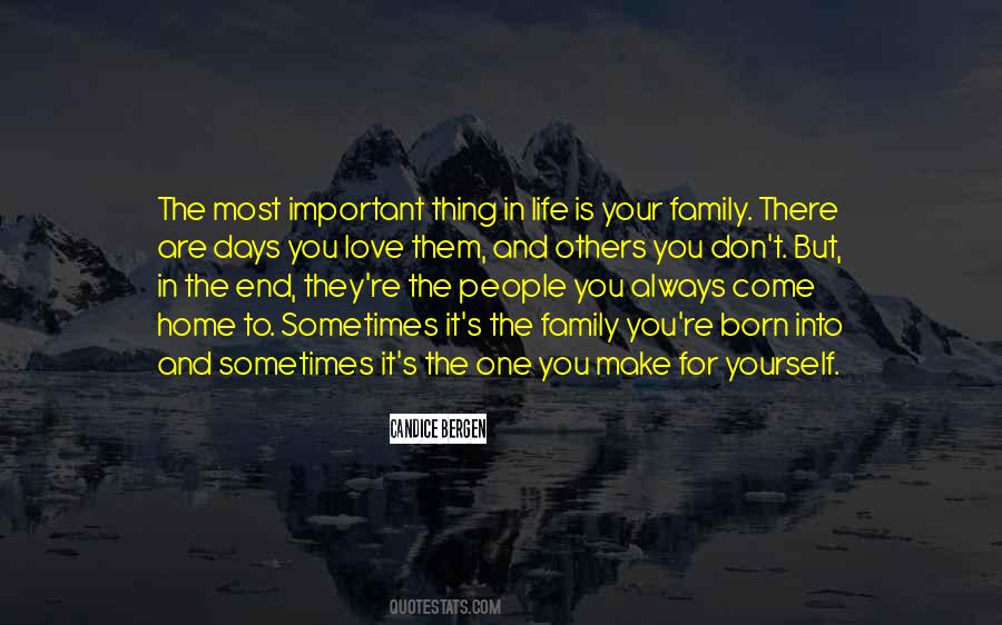 Quotes About Family And Yourself #886617