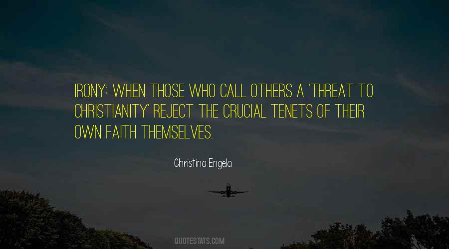 Crucial Tenets Quotes #155655