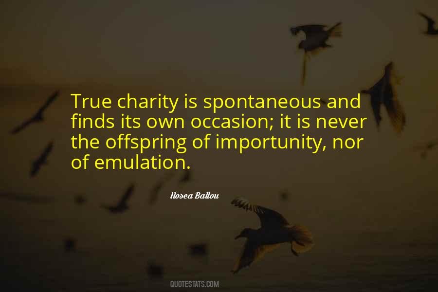 True Charity Quotes #227815