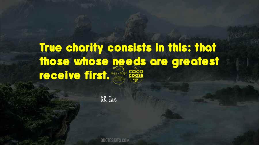 True Charity Quotes #307219