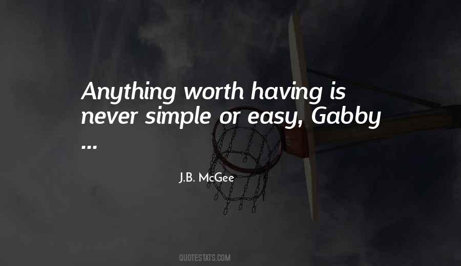 Quotes About Anything Worth Having #1645410