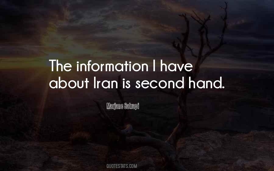 Quotes About Second Hand Information #659199