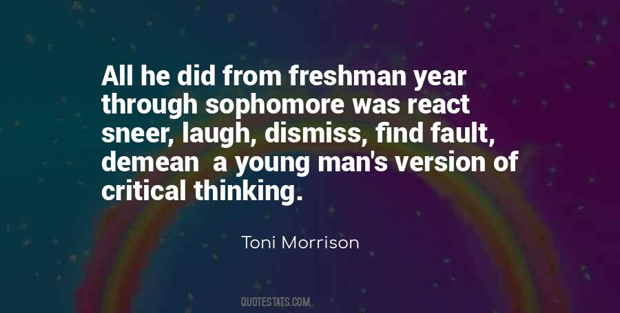 Quotes About Sophomore Year #1296482