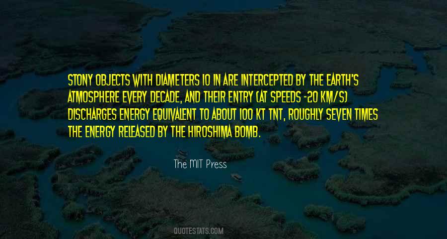Quotes About The Earth's Atmosphere #1562869