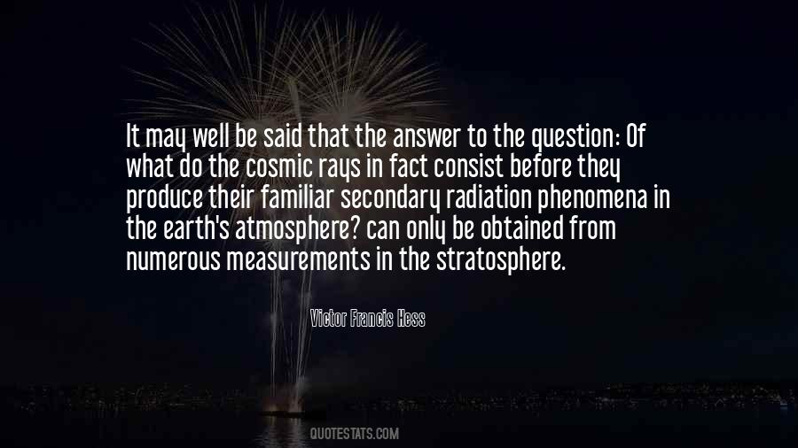 Quotes About The Earth's Atmosphere #205946