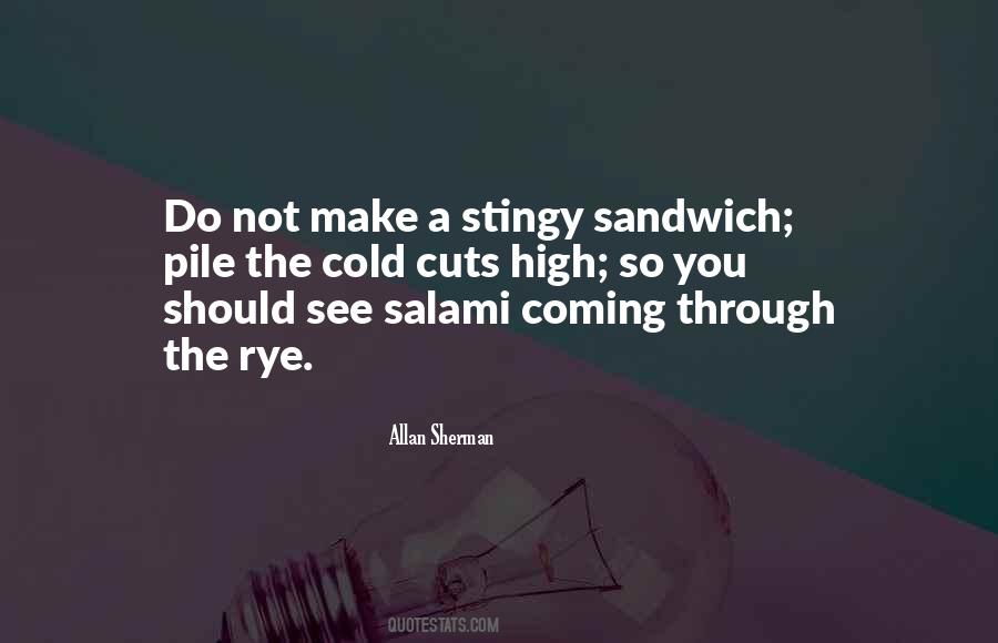 Quotes About Salami #1429409