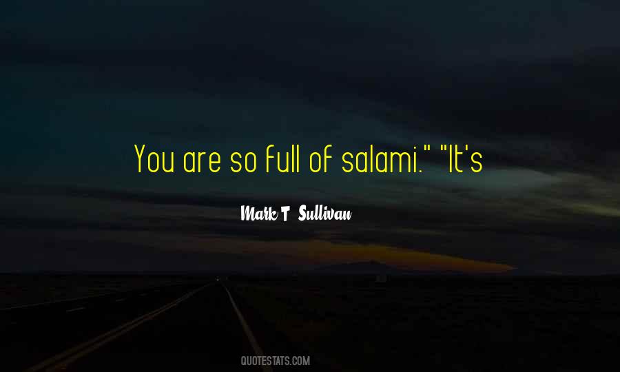 Quotes About Salami #992858