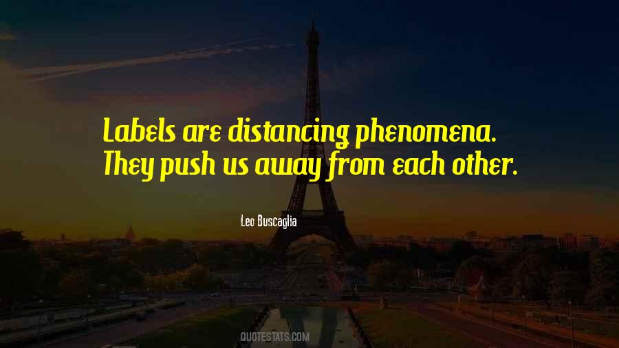 Quotes About Distancing #1517315