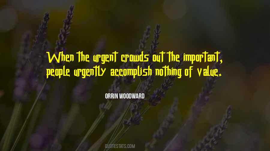 Important But Not Urgent Quotes #1132988