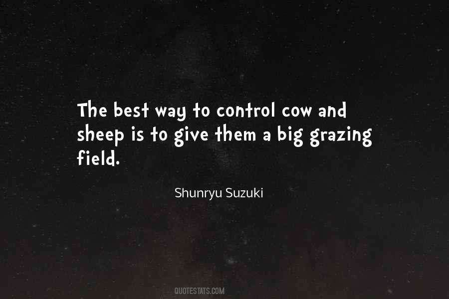 Sheep Grazing Quotes #42597