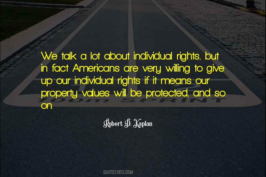 Quotes About Property Rights #1022428