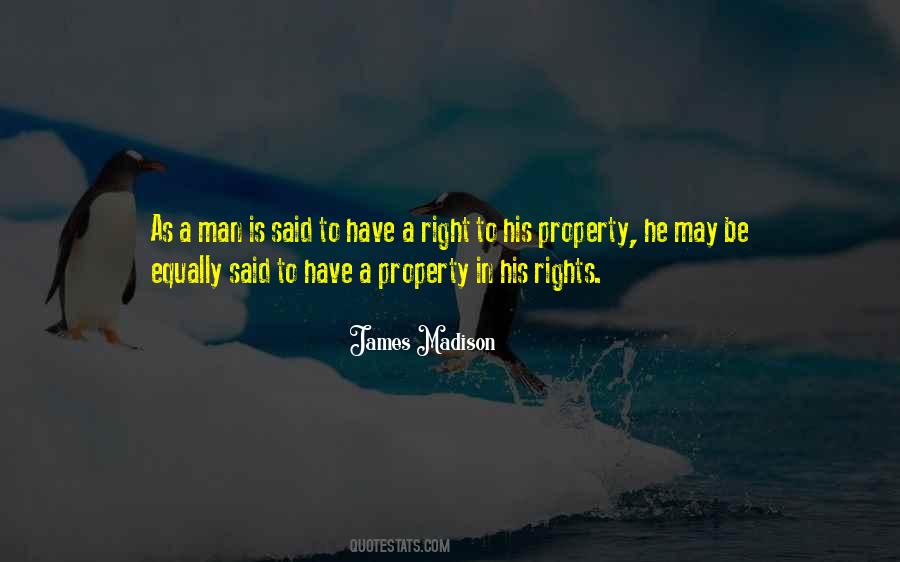 Quotes About Property Rights #1071894