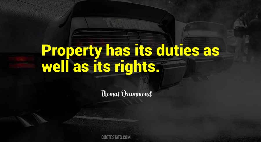 Quotes About Property Rights #215786