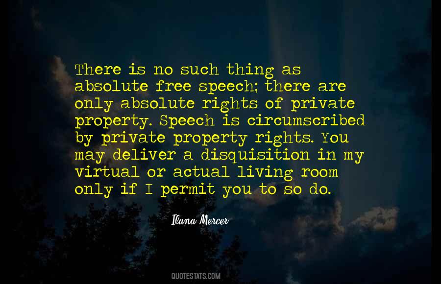 Quotes About Property Rights #312674