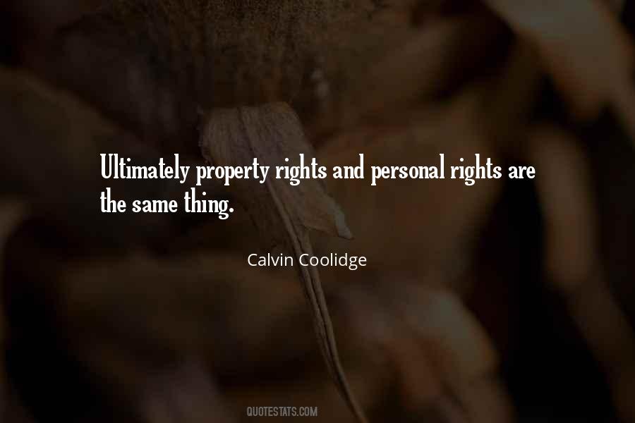 Quotes About Property Rights #502015