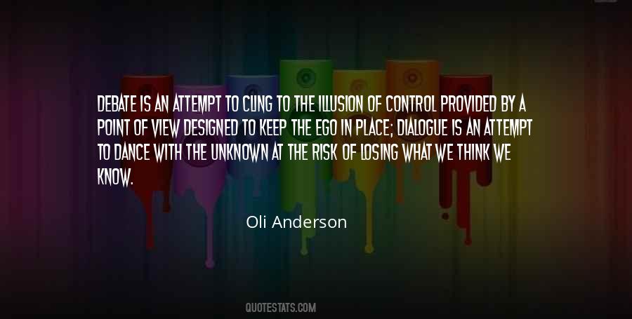 Quotes About Illusion Of Control #55306