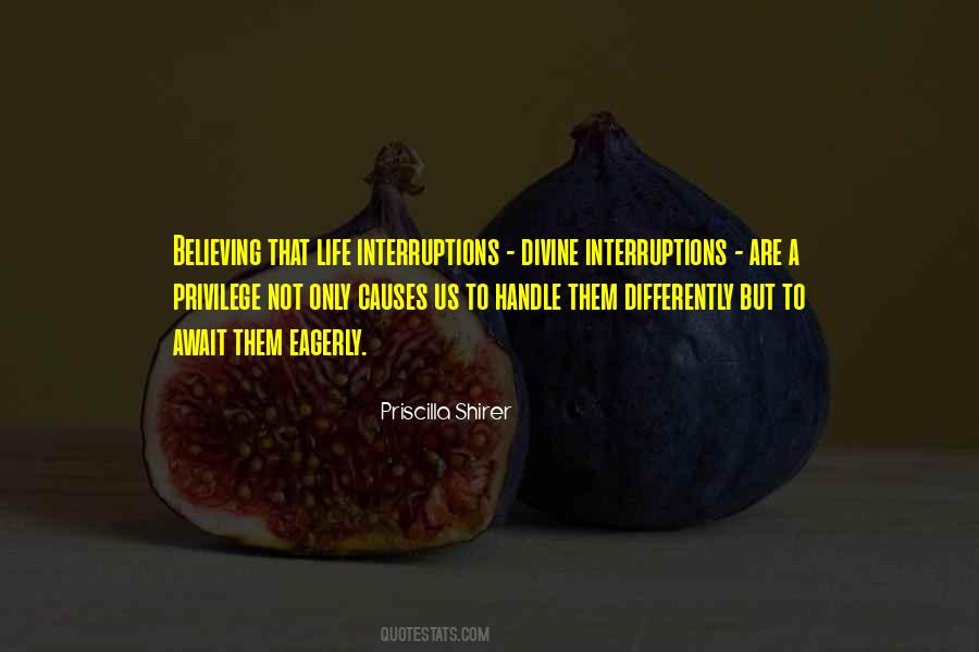 Quotes About Life Interruptions #377753