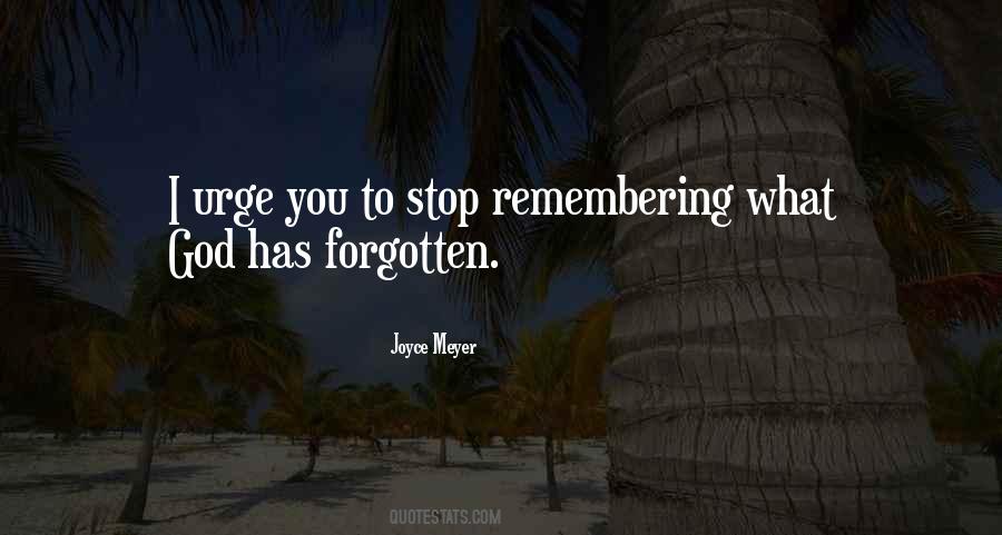 Quotes About Remembering God #1193168